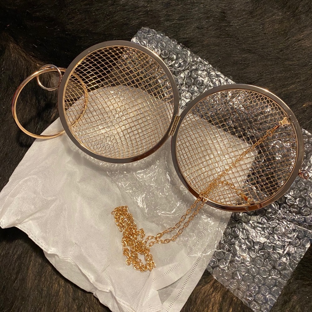 Gold globe bag - Picture 4 of 7